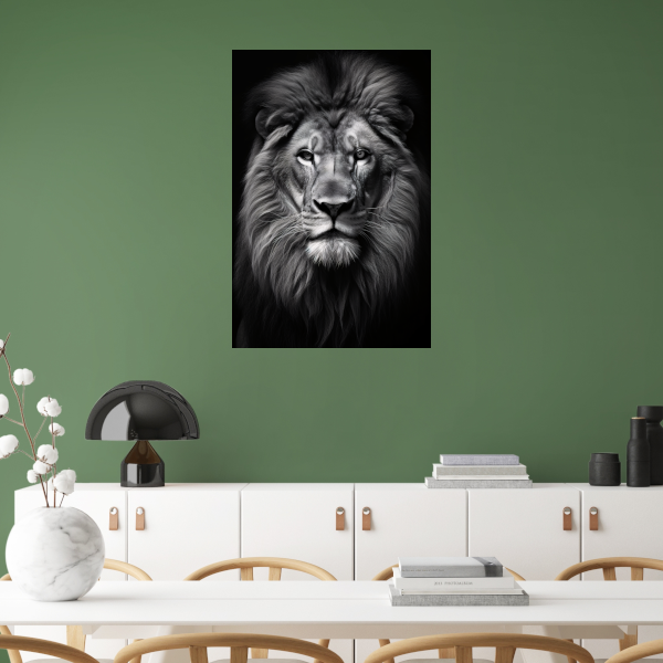 Staren van de Afrikaanse Koning canvas met baklijst