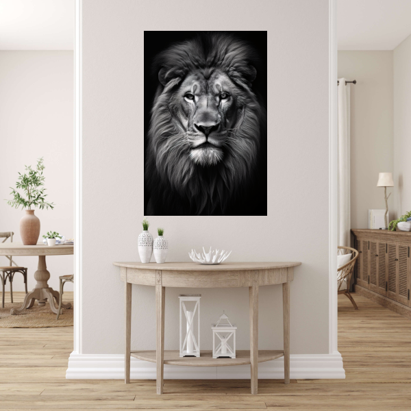 Staren van de Afrikaanse Koning canvas met baklijst