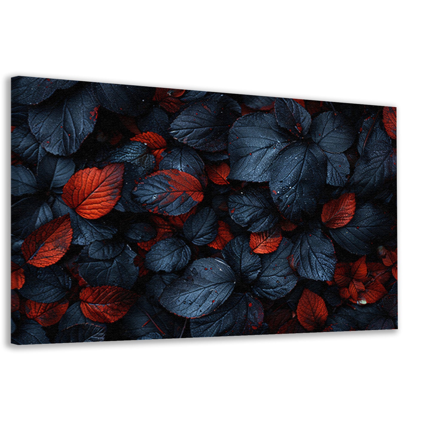 Abstract Bladeren Compositie canvas