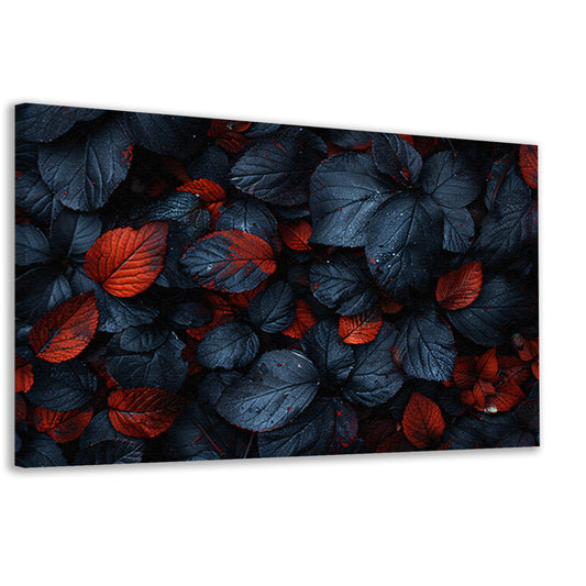 Abstract Bladeren Compositie canvas