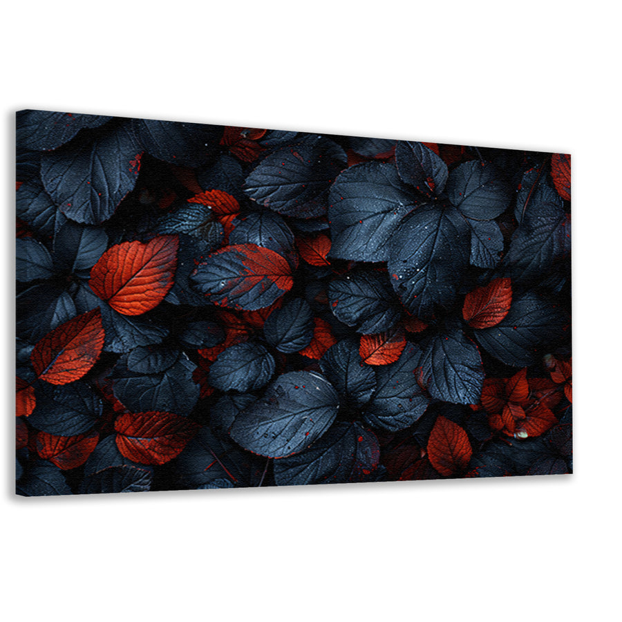 Abstract Bladeren Compositie canvas