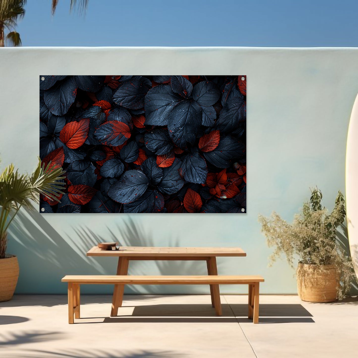 Abstract Bladeren Compositie tuinposter