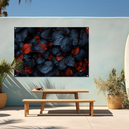 Abstract Bladeren Compositie tuinposter