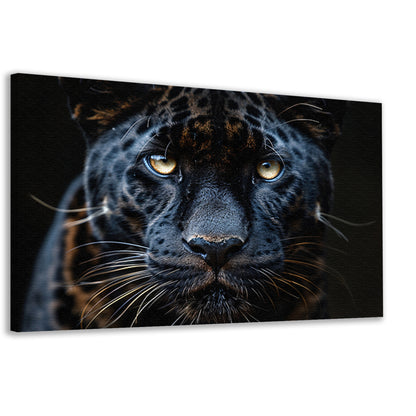 Zwarte panter: Intense blik canvas