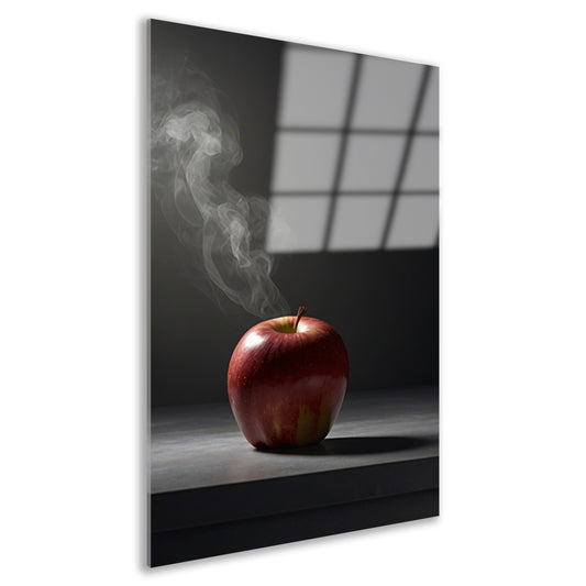 Appel en Rook - Minimalistisch Stilleven acrylglas