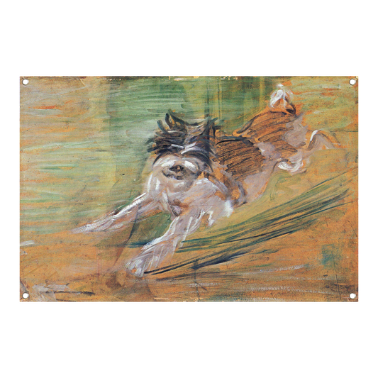 Springende Hond - Franz Marc tuinposter