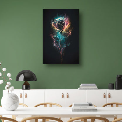 Abstracte Dans van Licht en Roos acrylglas