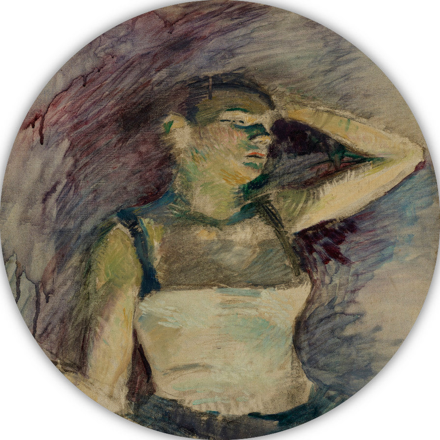 Danser studie - Henri de Toulouse-Lautrec forex muurcirkel