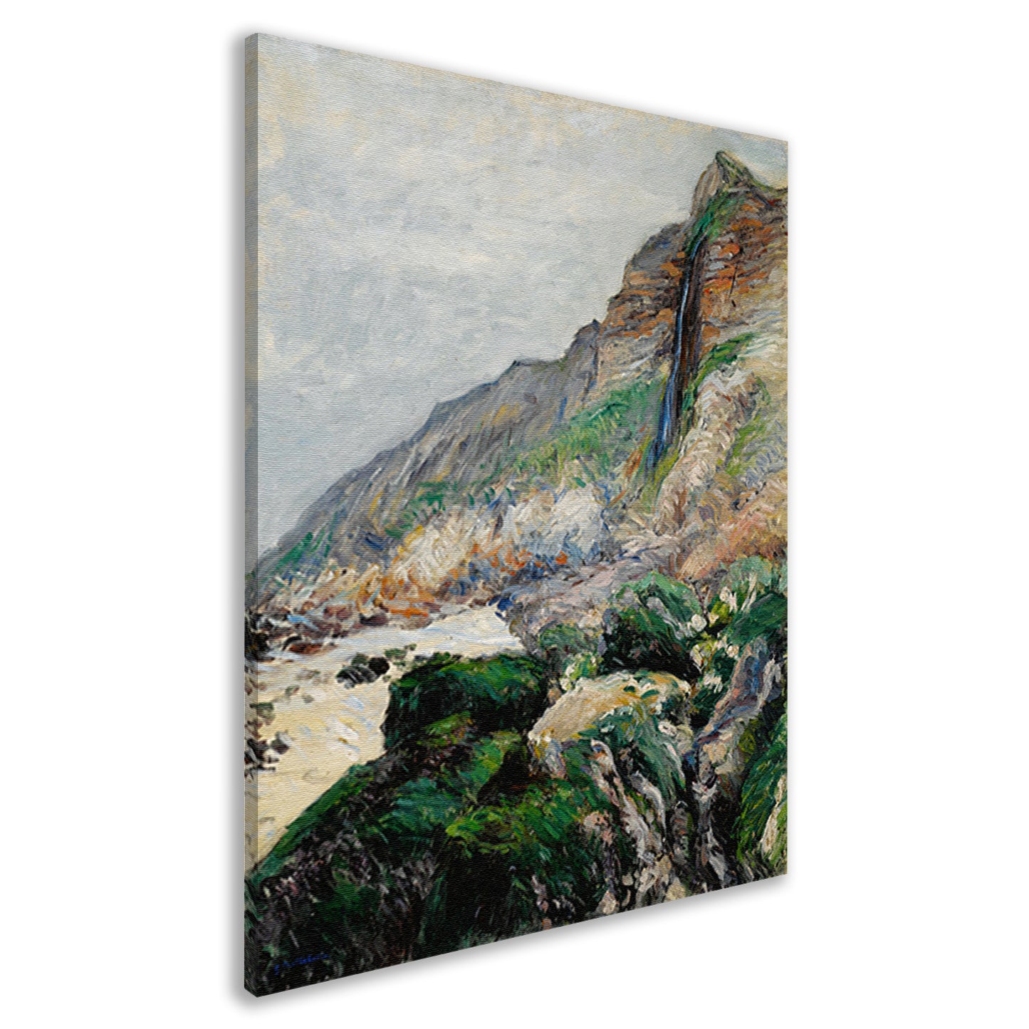 Klif in Normandië - Gustave Caillebotte canvas