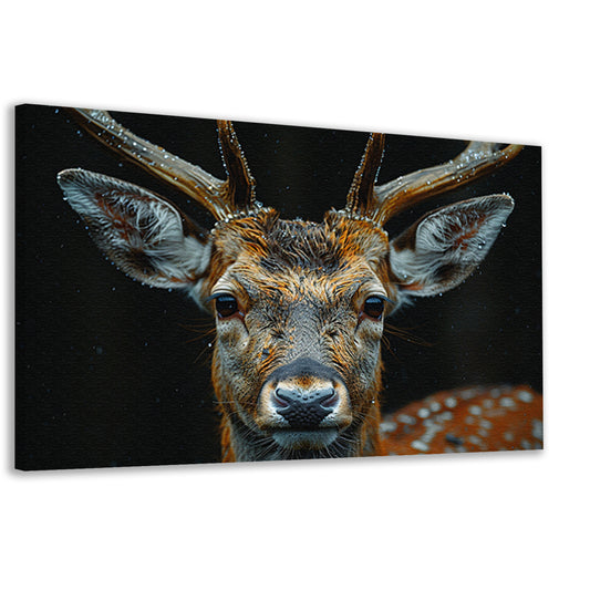 Sfeervol Hertenportret in Bos canvas