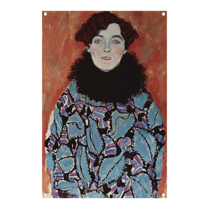 Portret van Johanna Staude - Gustav Klimt tuinposter