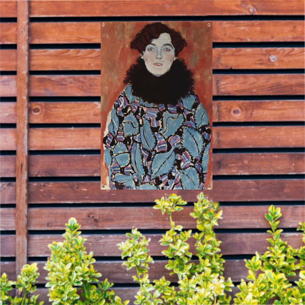 Portret van Johanna Staude - Gustav Klimt tuinposter