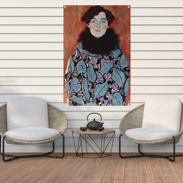 Portret van Johanna Staude - Gustav Klimt tuinposter