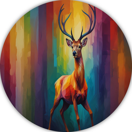 Abstract Kubistisch Hert in Kleur forex muurcirkel