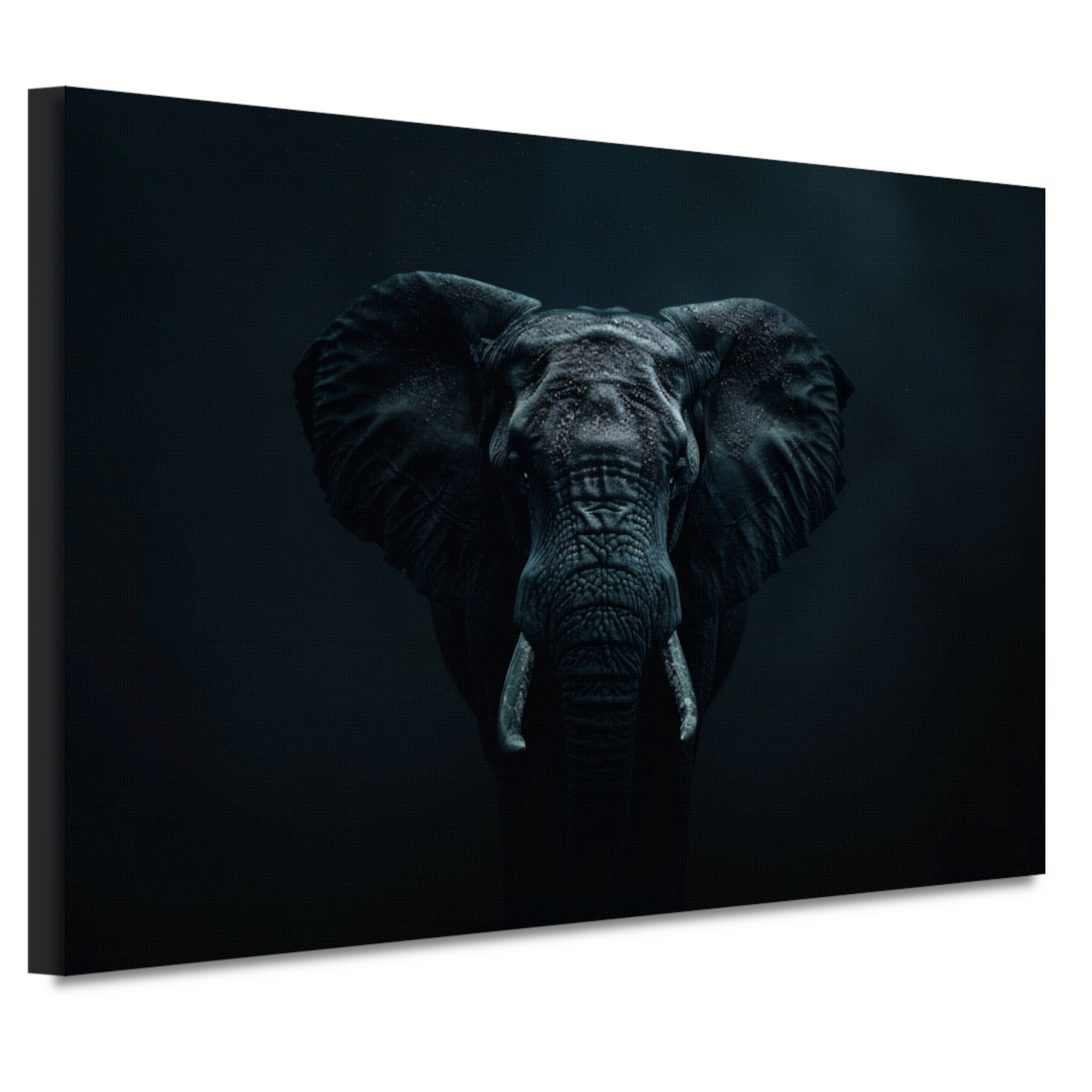 Stille Nacht met de Koning der Dieren canvas