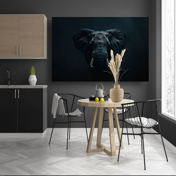 Stille Nacht met de Koning der Dieren acrylglas