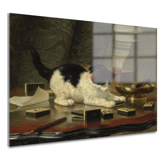 Speelplezier van een Kat - Henriëtte Ronner-Knip acrylglas