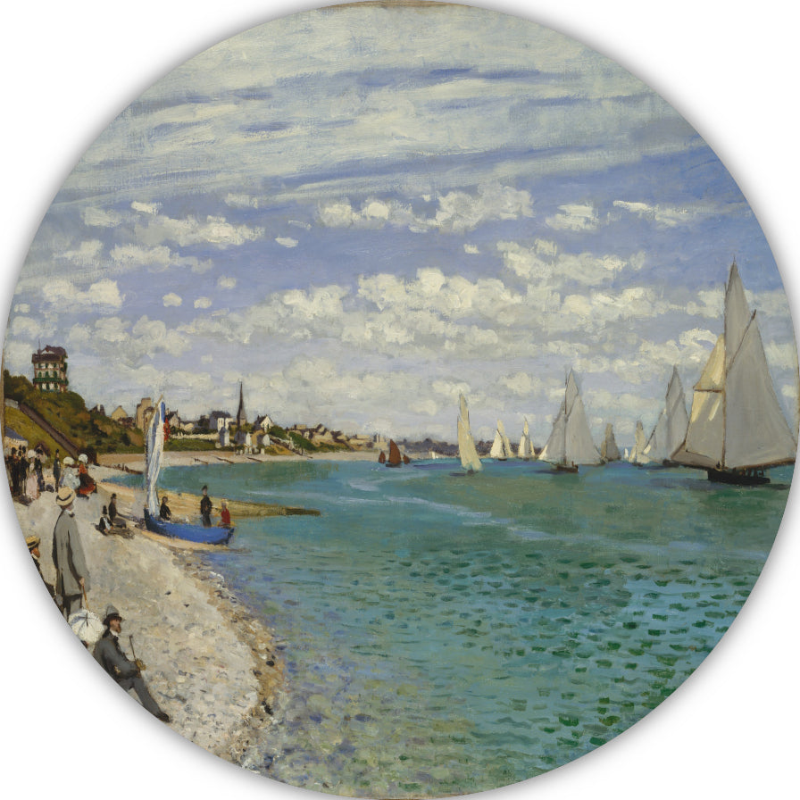 Regatta in Sainte-Adresse - Claude Monet forex muurcirkel