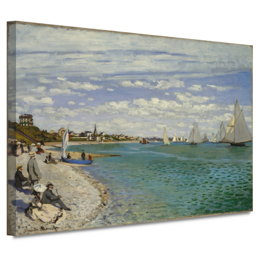 Regatta in Sainte-Adresse - Claude Monet canvas