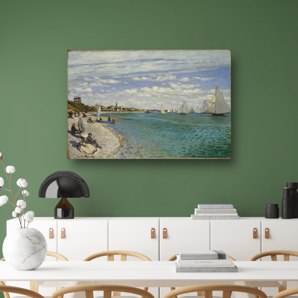 Regatta in Sainte-Adresse - Claude Monet acrylglas