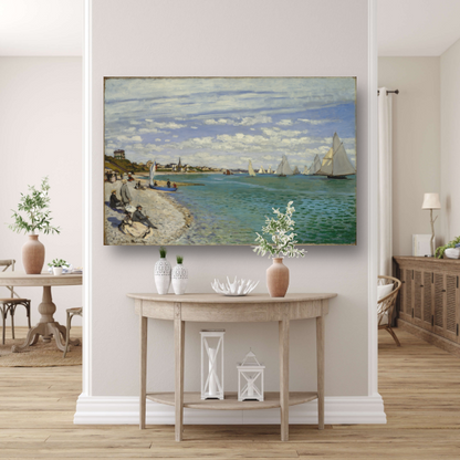 Regatta in Sainte-Adresse - Claude Monet acrylglas