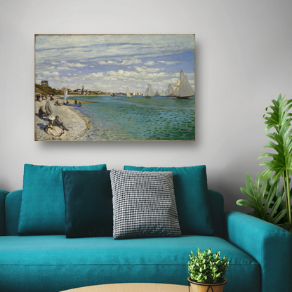 Regatta in Sainte-Adresse - Claude Monet acrylglas