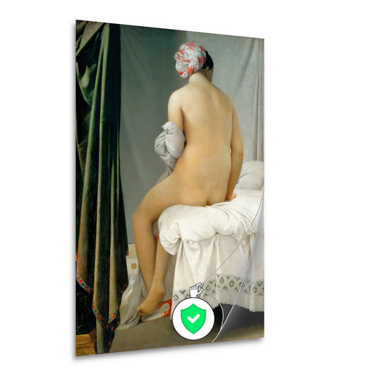 De zwemmer van Valpençon - Jean-Auguste-Dominique Ingres poster