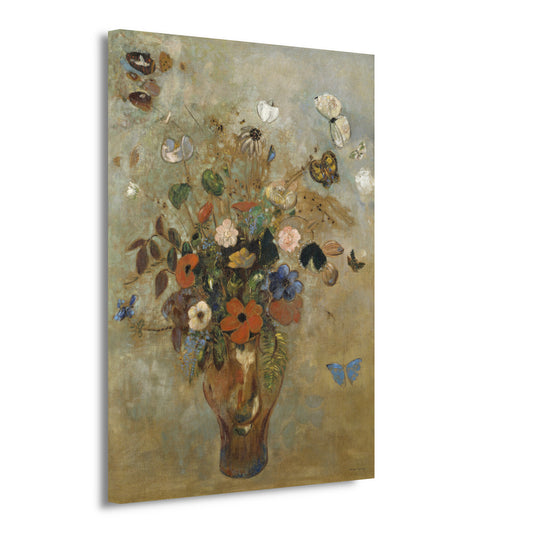 Stilleven met bloemen - Odilon Redon canvas