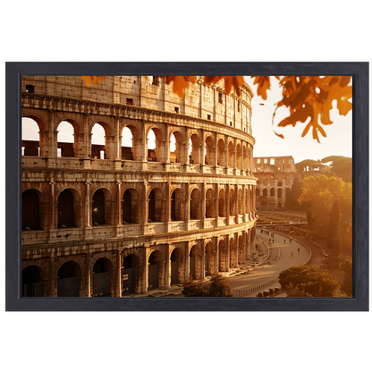 Colosseum herfstpracht canvas met baklijst