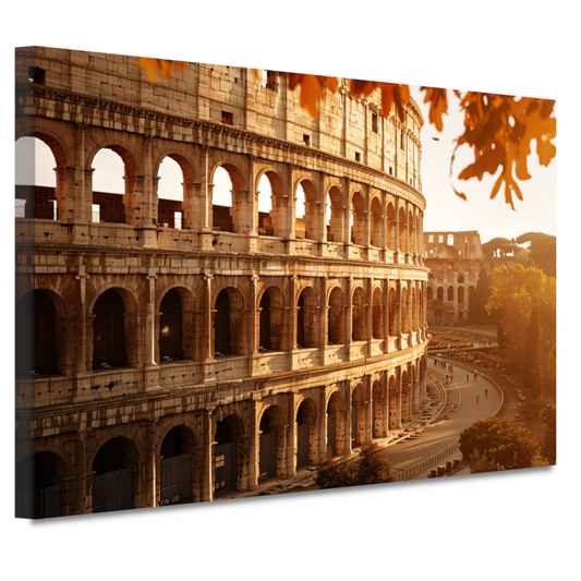 Colosseum herfstpracht canvas