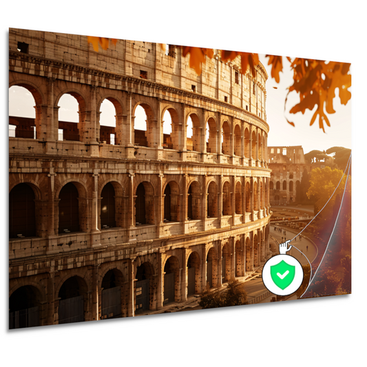 Colosseum herfstpracht poster