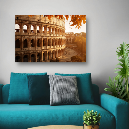 Colosseum herfstpracht canvas
