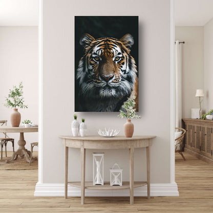 Portret van een majestueuze tijger canvas