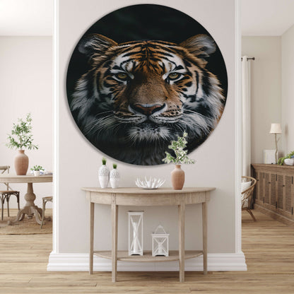 Portret van een majestueuze tijger forex muurcirkel