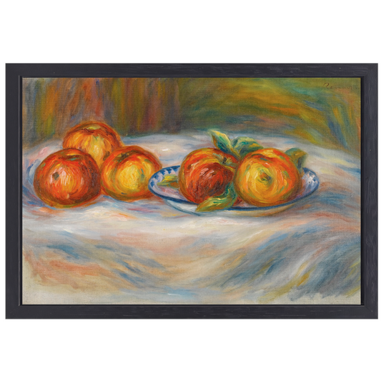Stilleven met appels - Pierre-Auguste Renoir canvas met baklijst