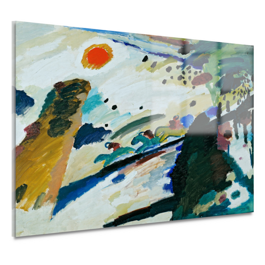 Romantisch landschap - Wassily Kandinsky acrylglas