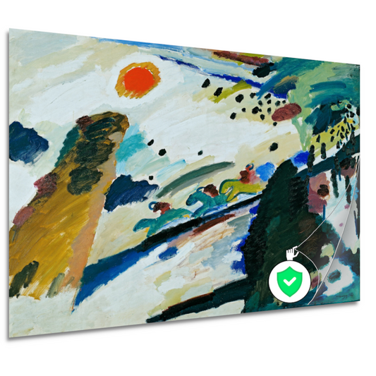 Romantisch landschap - Wassily Kandinsky poster