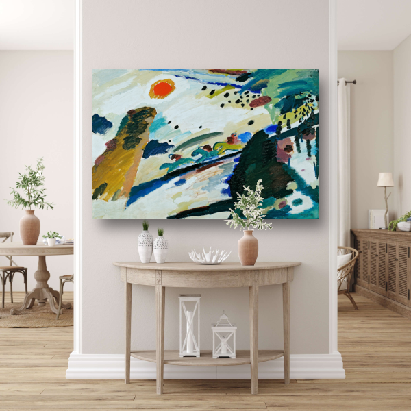Romantisch landschap - Wassily Kandinsky poster
