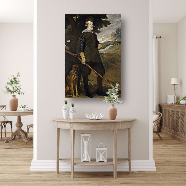 Filips IV als jager - Diego Velázquez poster