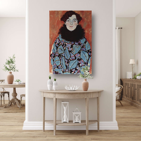 Portret van Johanna Staude - Gustav Klimt poster