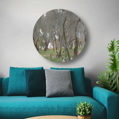 De Olijfgaard - John Singer Sargent forex muurcirkel