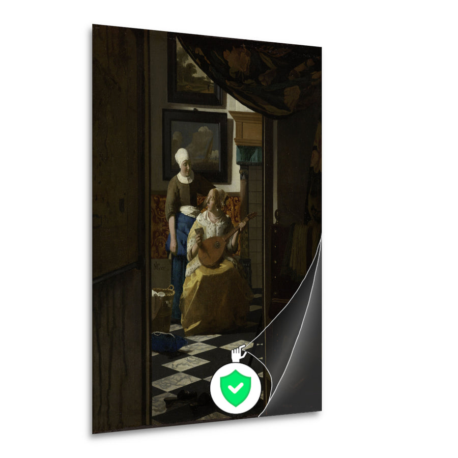 De liefdesbrief - Johannes Vermeer poster