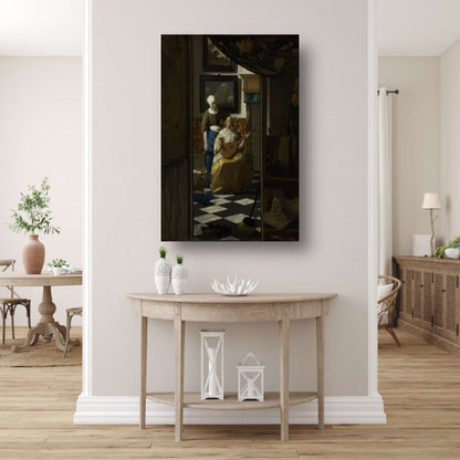 De liefdesbrief - Johannes Vermeer poster