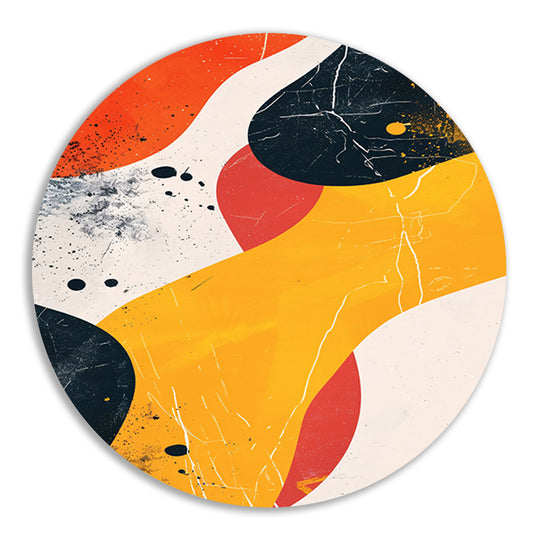Abstract Kleurendans op Textuurrijk forex muurcirkel