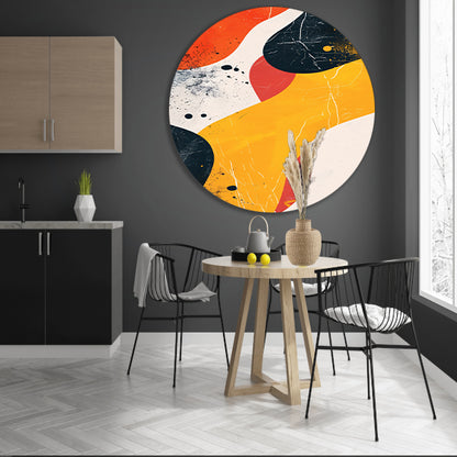 Abstract Kleurendans op Textuurrijk forex muurcirkel