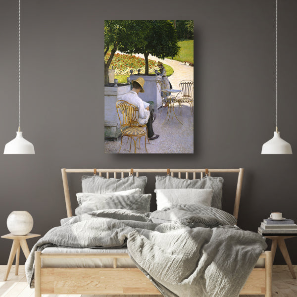 De sinaasappelbomen - Gustave Caillebotte poster
