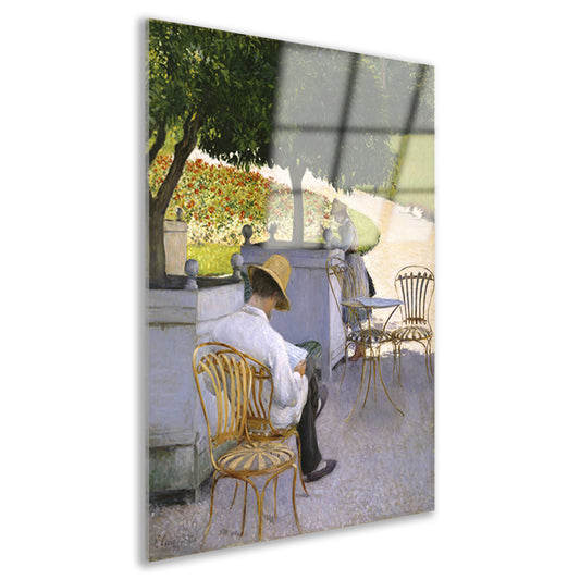 De sinaasappelbomen - Gustave Caillebotte Acrylglas