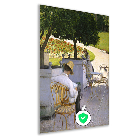 De sinaasappelbomen - Gustave Caillebotte poster
