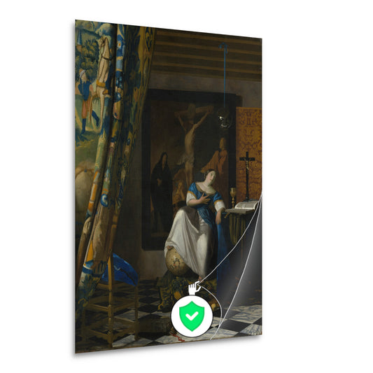 Allegorie van het katholieke geloof - Johannes Vermeer poster