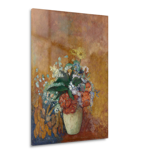 Vaas met bloemen - Odilon Redon Acrylglas